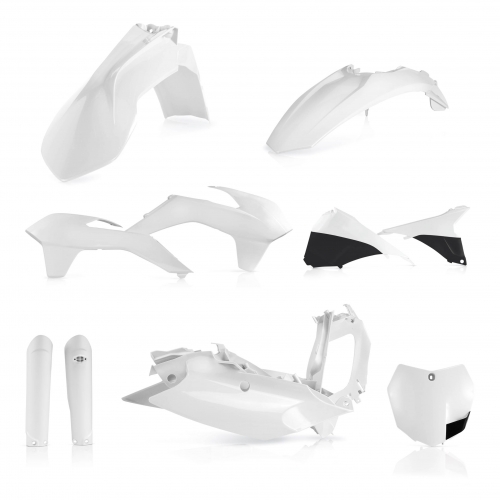 KIT PLÁSTICOS COMPLETO ACERBIS KTM SX / SX-F 2015 BRANCO